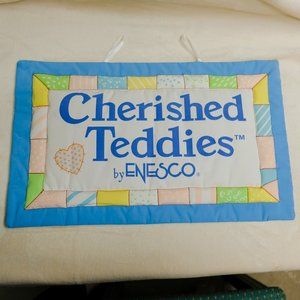 Cherished Teddies by Enesco Vintage Quilted Sign